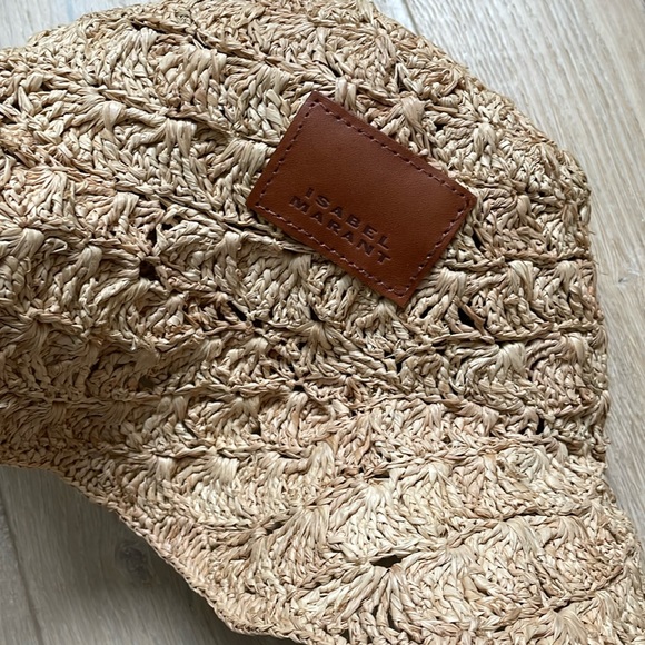 Isabel Marant Tulum Raffia Hat. One size. - Picture 6 of 6